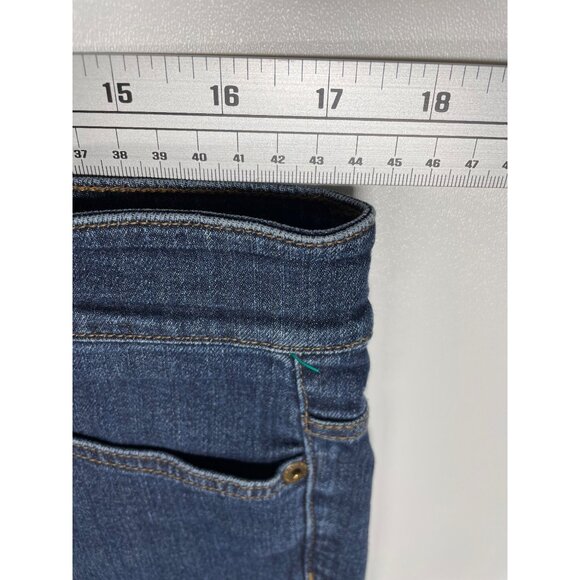 Lauren Ralph Lauren Women's Heritage Jean Size 12 Classic Straight Leg Dark Wash - Picture 11 of 12